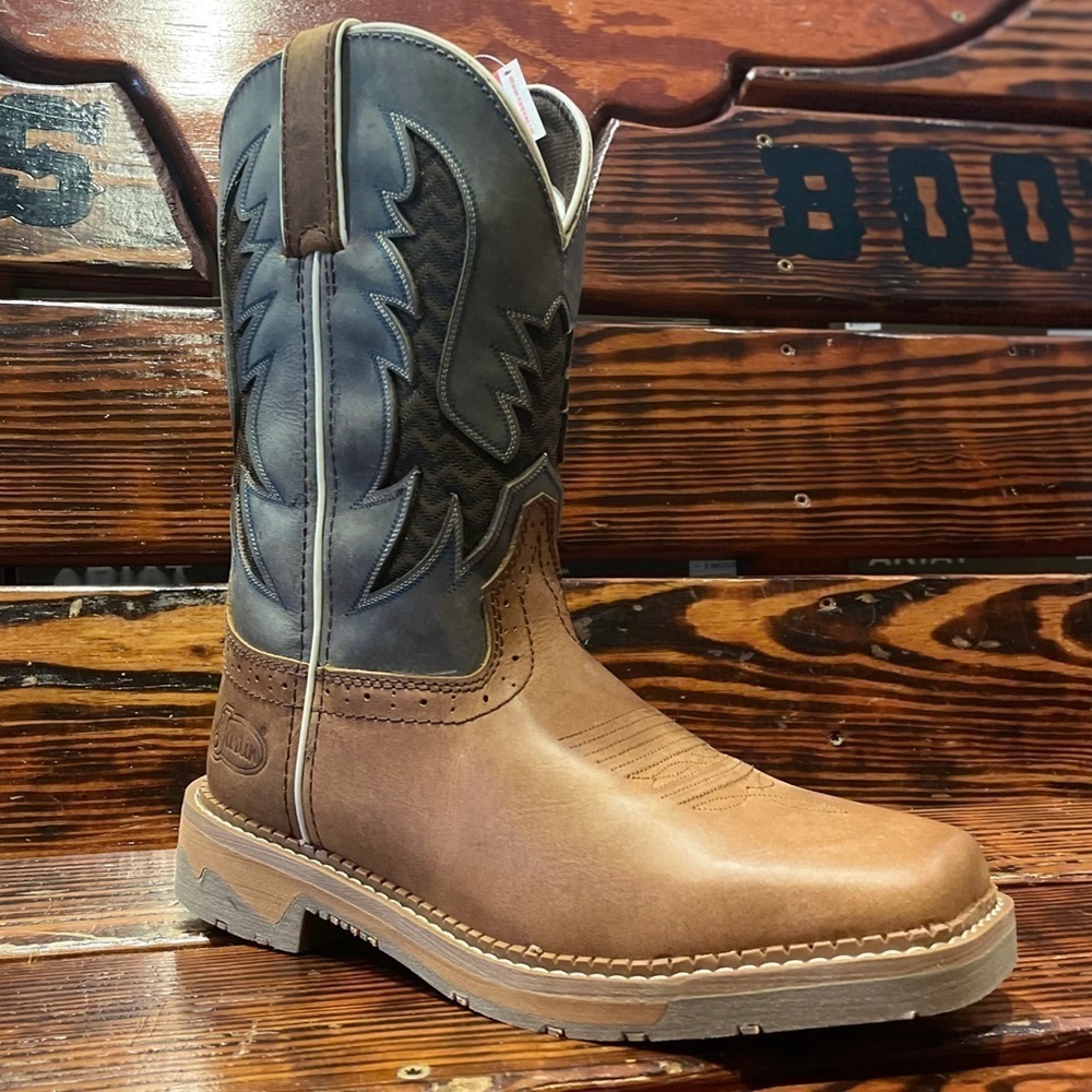Justin Men's Stampede Bolt Nano Comp Pull-On Western Work Boot - Se4110